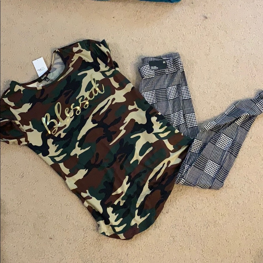 New t-shirt and leggings from rue21